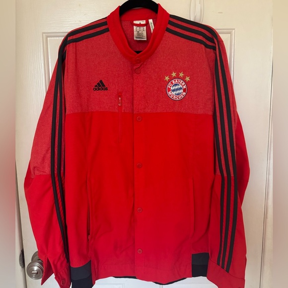 NWT Adidas FC Bayern Munich Anthem Jacket - Picture 5 of 9